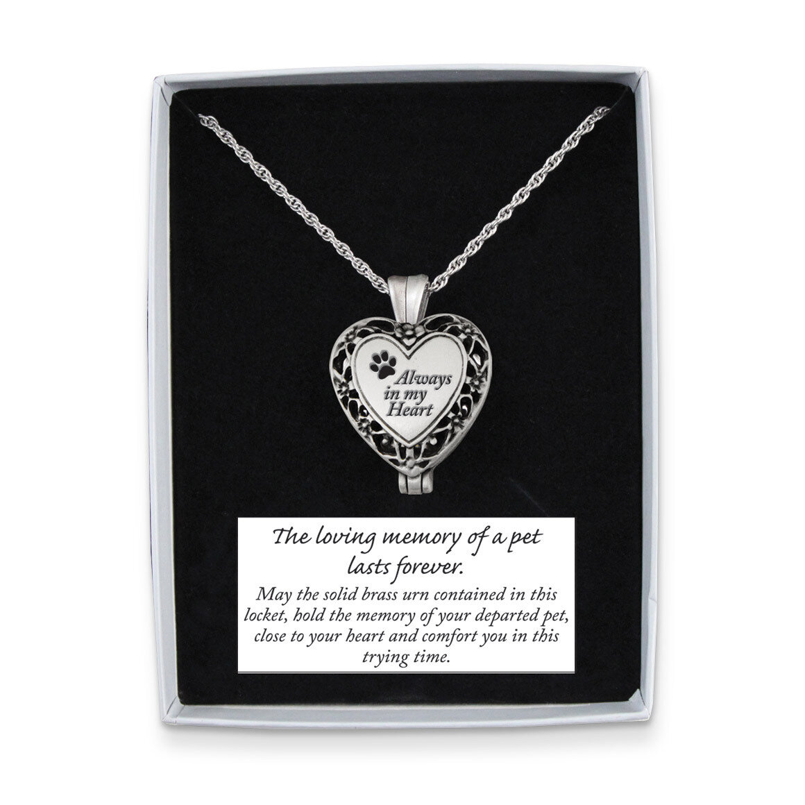 Always In My Heart Pet Locket GM10913, MPN: GM10913, 785525254113