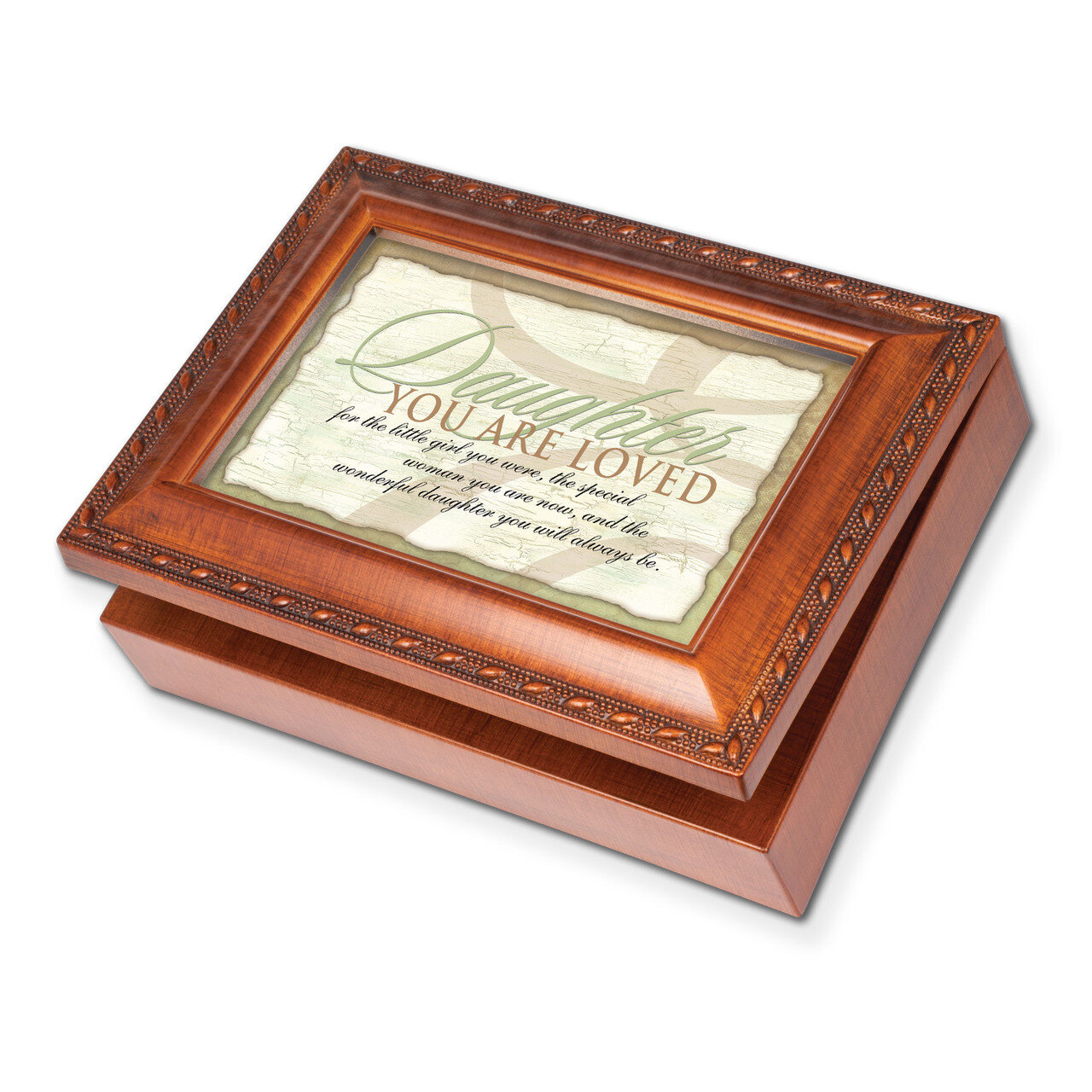 Woodgrain Wonderful Daughter Traditional Music Box GM11608, MPN: GM11608, 633303844943