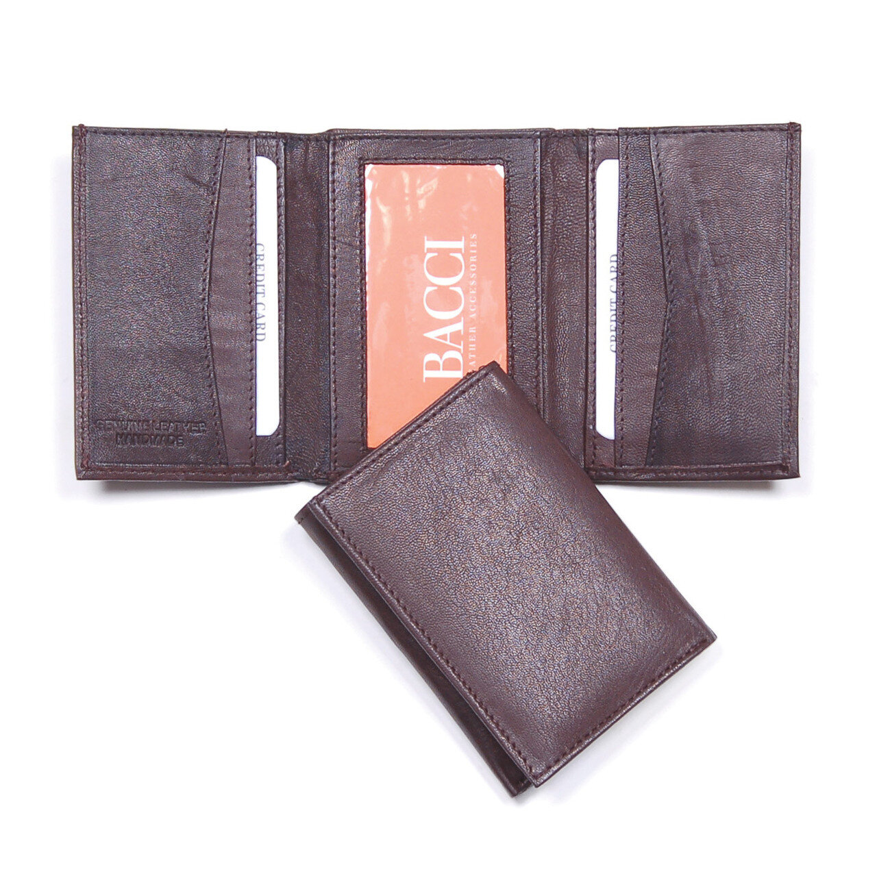 Brown Super Slim Trifold Wallet GM12801, MPN: GM12801, 892925177000