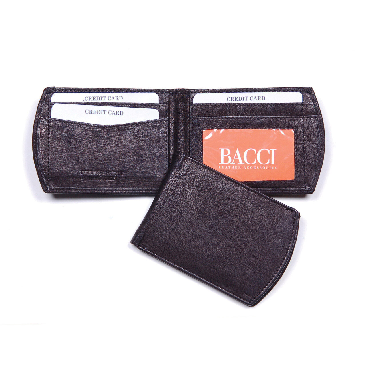 Black Super Slim Bi-fold Wallet GM12802
