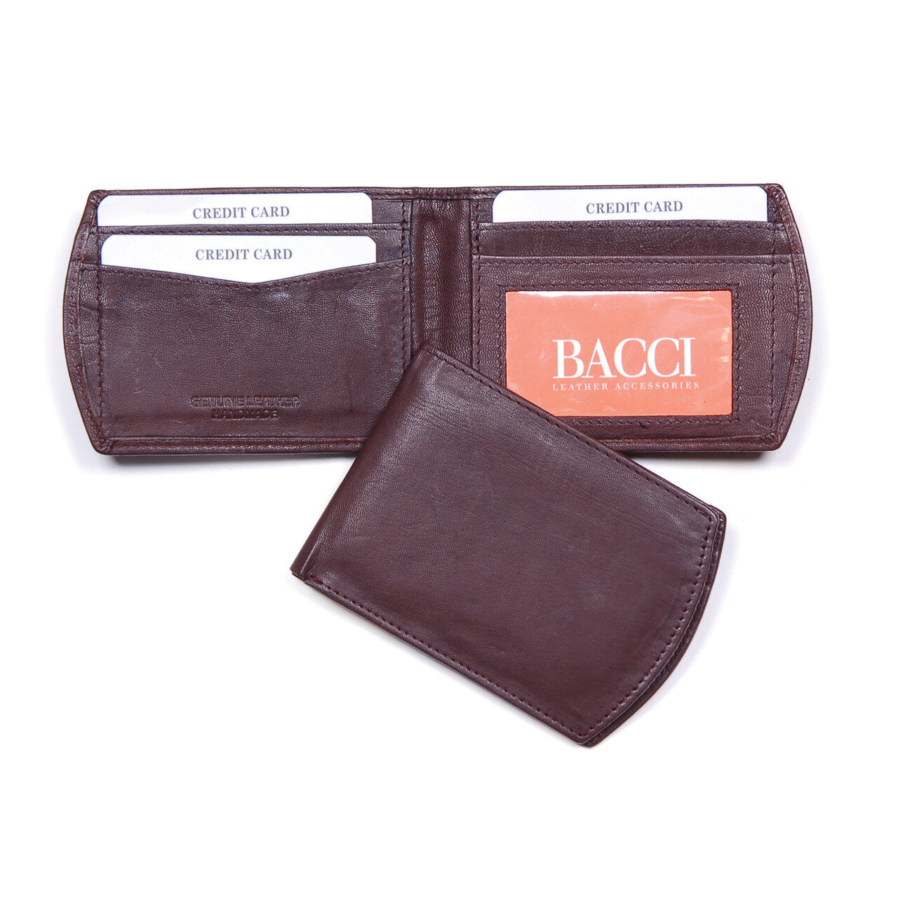 Brown Super Slim Bi-fold Wallet GM12803