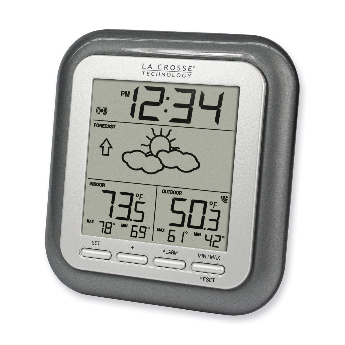 Silver-tone Wireless Forecast Station GM1680, MPN: GM1680, 757456989976