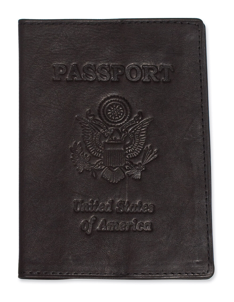 Black Leather Passport Cover GM1850, MPN: GM1850, 892925564312