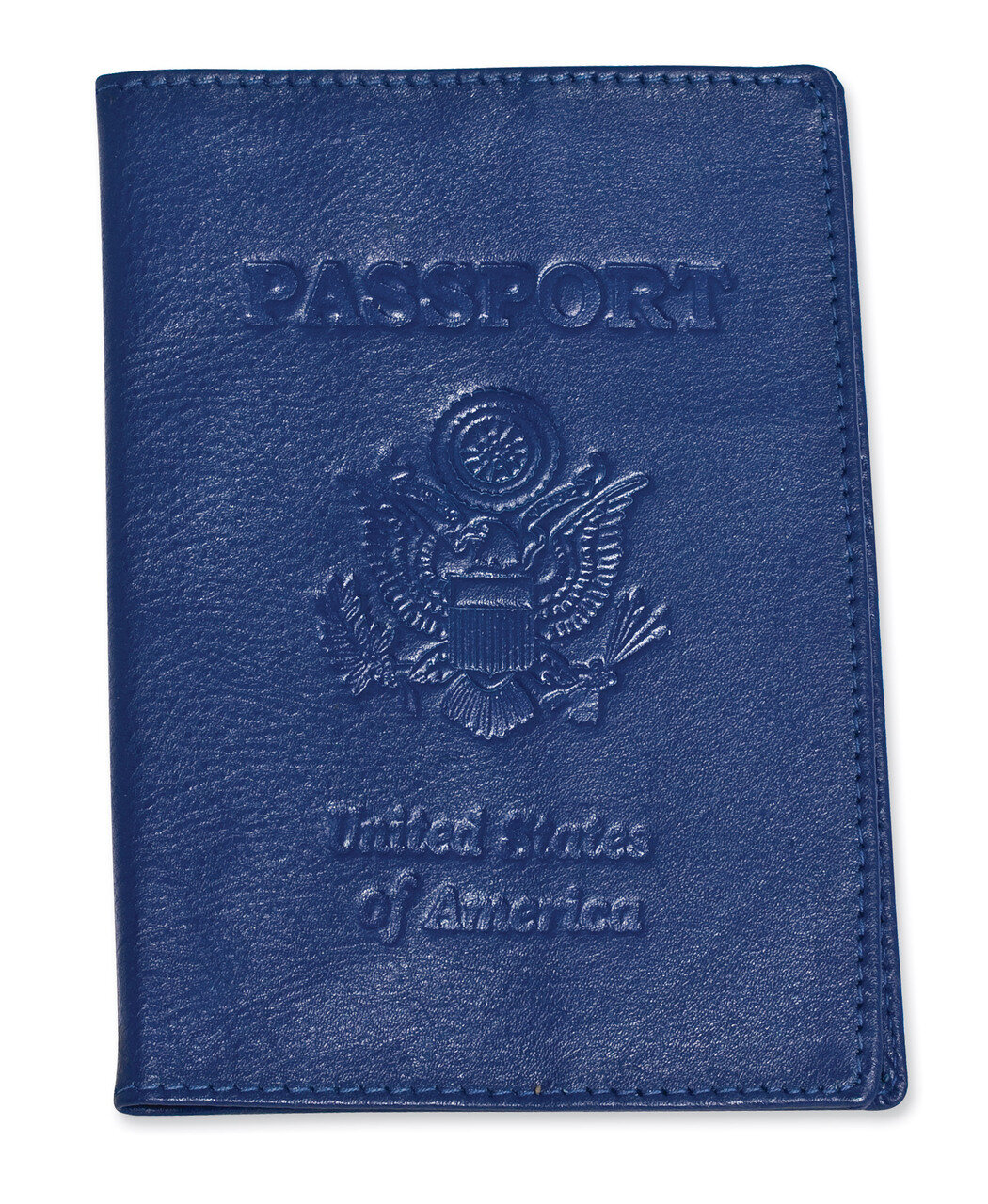 Blue Leather Passport Cover GM1851