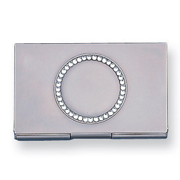 Nickel-plated Business Card Holder GM2730