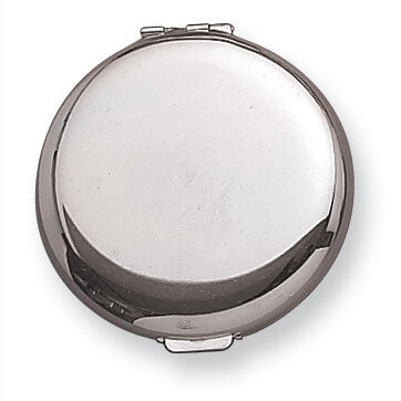 Brass with Silver-Tone Compact Mirror GM2769