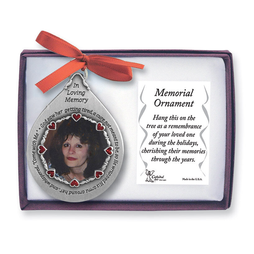 Memorial Photo Ornament - Her GM4177
