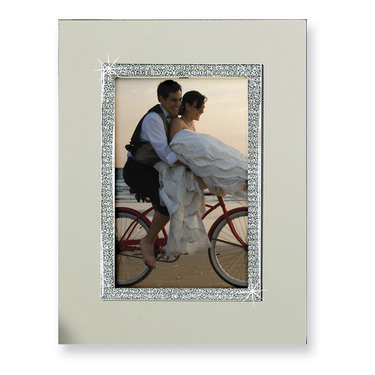 Nickel-plated Glitter 4 x 6 Inch Picture Frame GM4223, MPN: GM4223, 47105039832