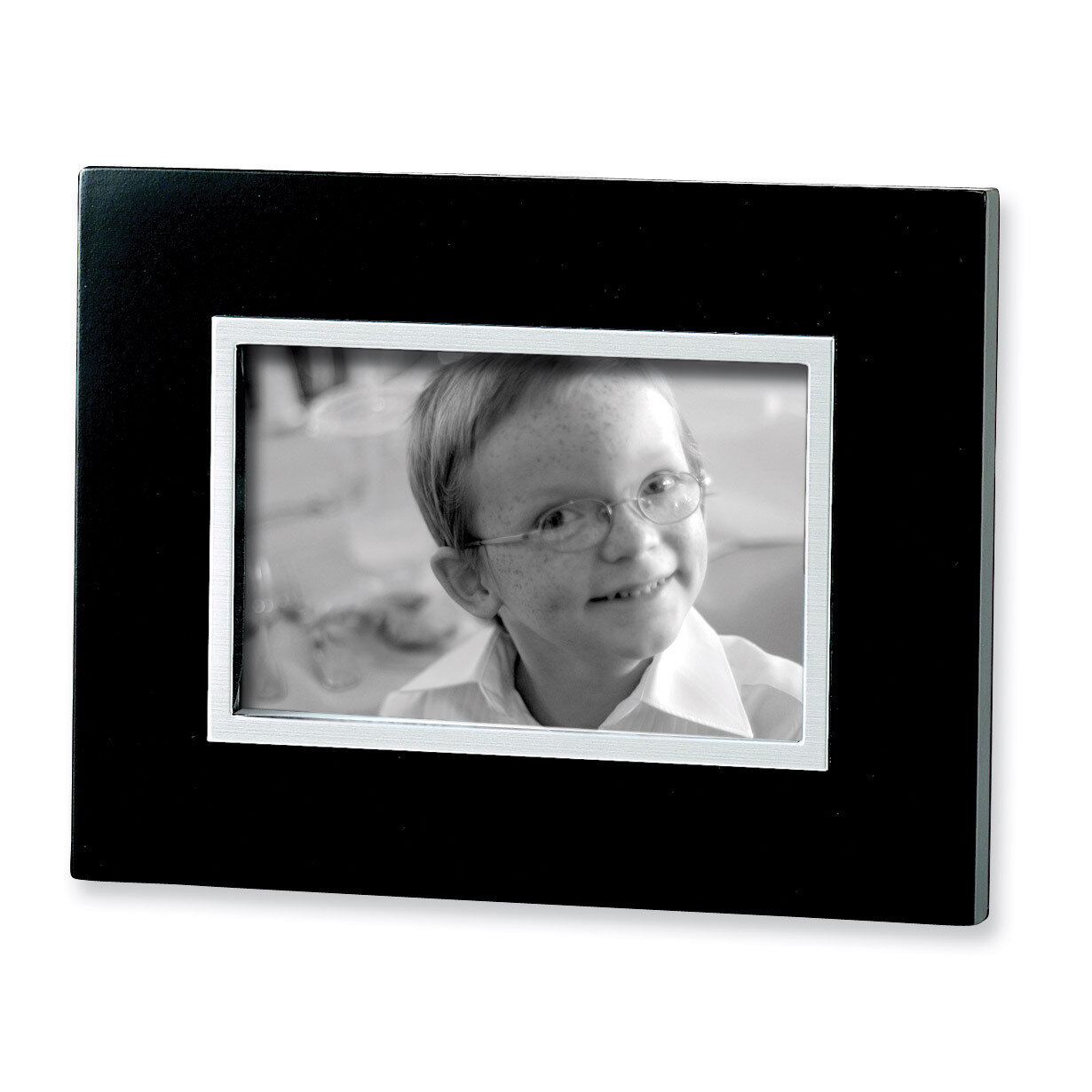 Wood with Silver-tone Trim 4 x 6 Inch Picture Frame GM4299, MPN: GM4299, 47105693553