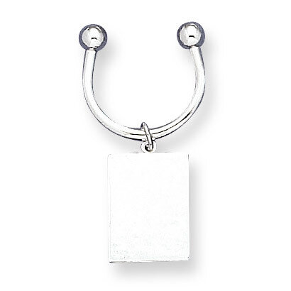 Rectangle Silver-tone Key Ring GM4815, MPN: GM4815, 788089030070