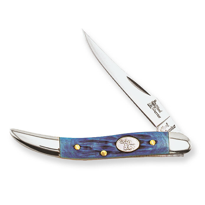 Steel Warrior Toothpick Blue Jigged Handle Knife GM6422, MPN: GM6422, 26615168973