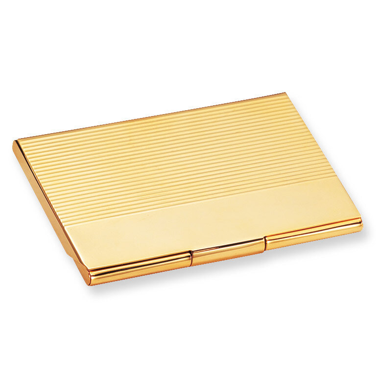 Gold-tone Business Card Case GM6432