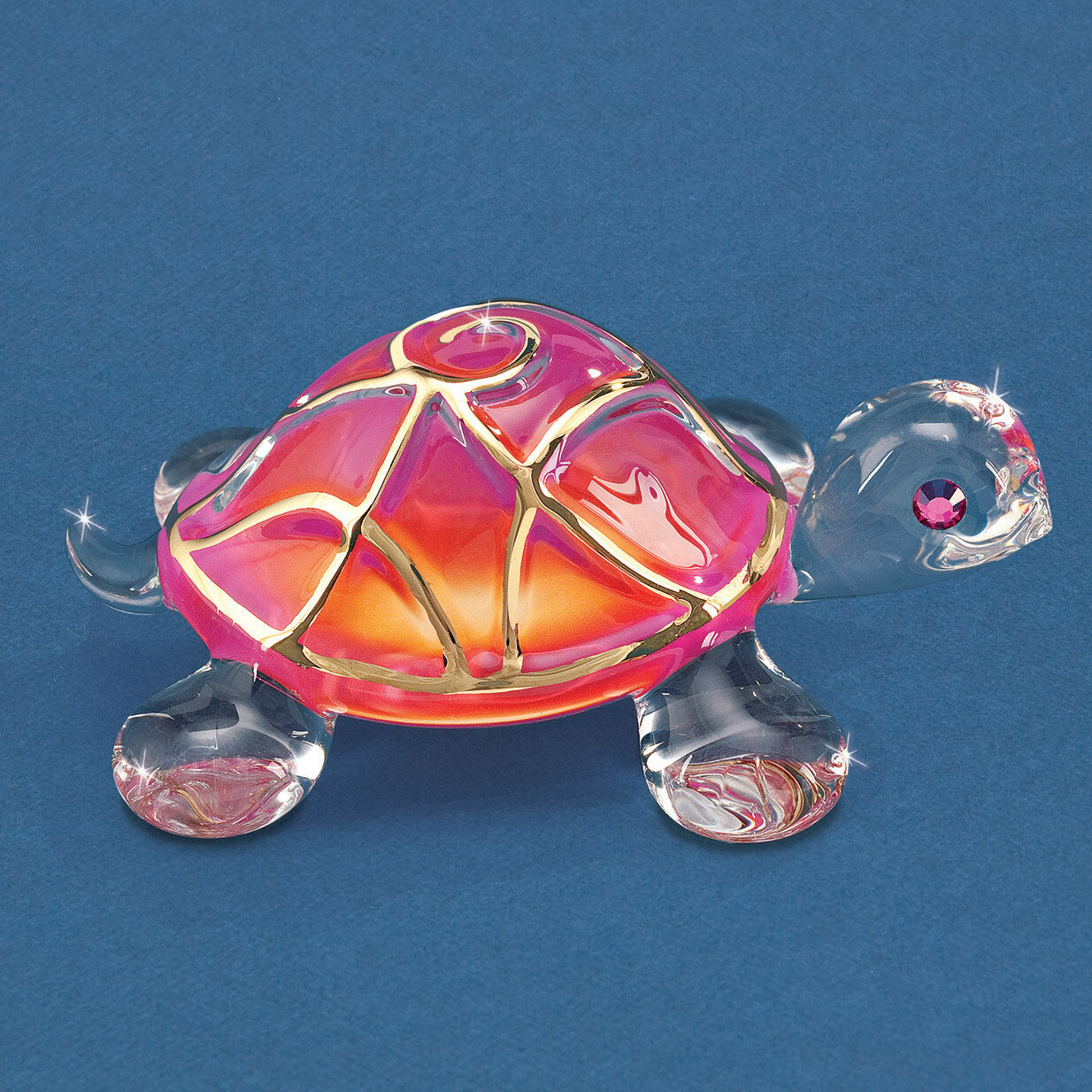 Sunrise Turtle Glass Figurine GM6721