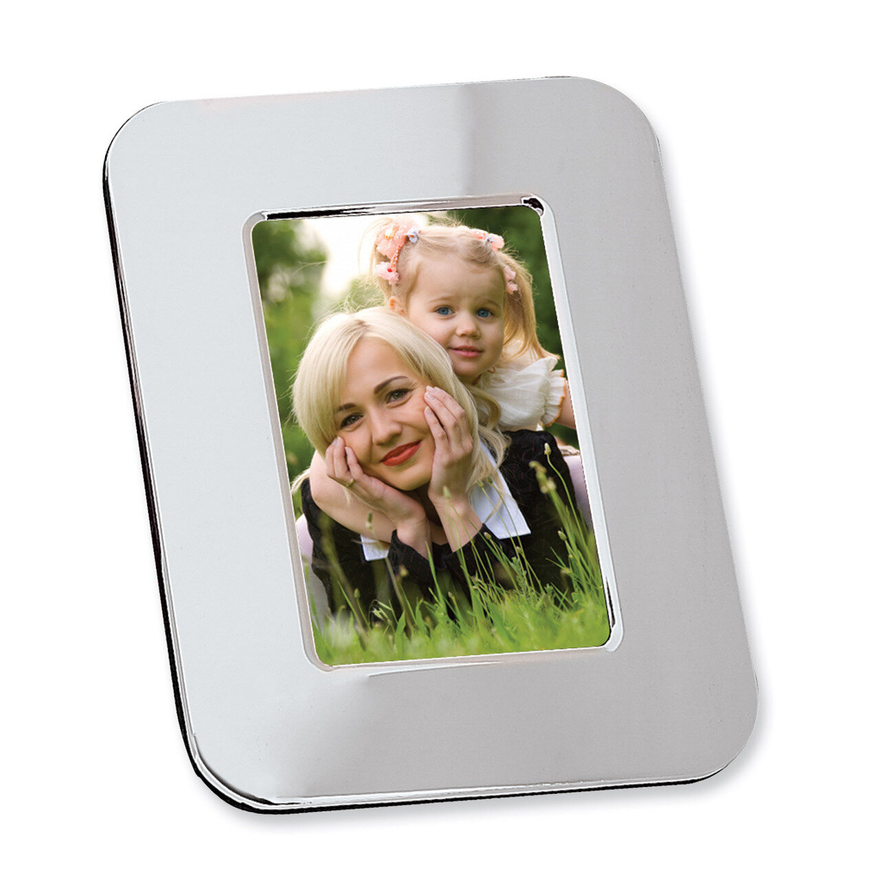Nickel-plated 5 x 7 Inch Picture Frame GM710