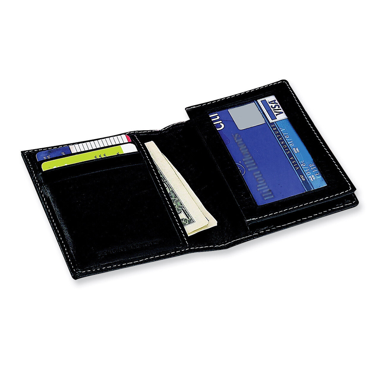 Black Leather Card Case GM808, MPN: GM808, 47105565454