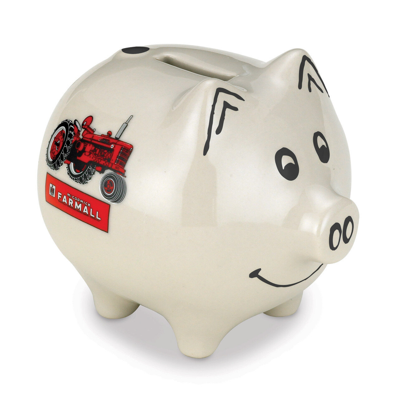 Polyresin Farmall Tractor Logo Piggy Bank GM8499, MPN: GM8499, 610939068431