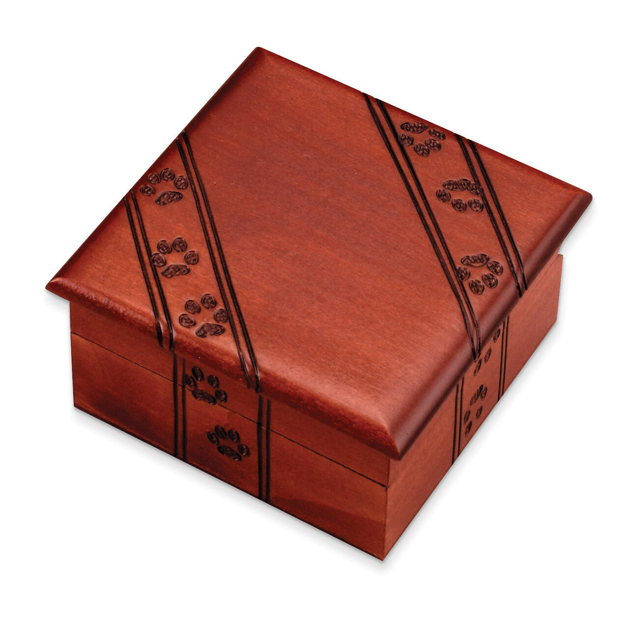 Wooden Small Paw Prints Box GM8521, MPN: GM8521, 610939079741