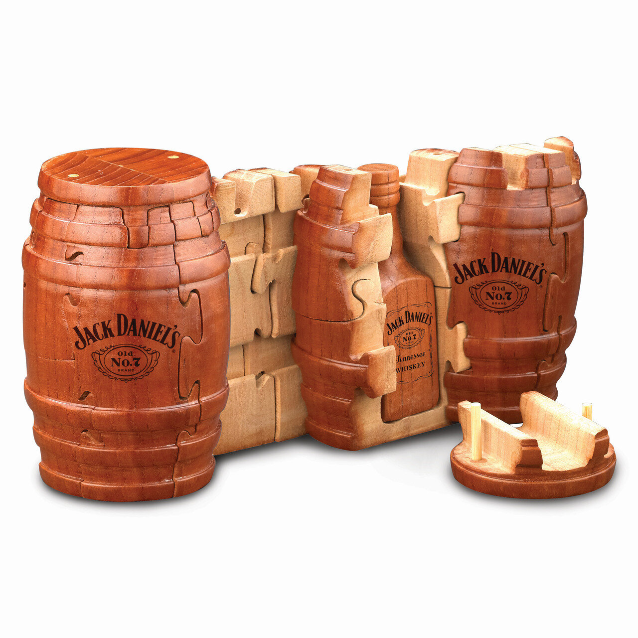 Jack Daniels Wooden Whiskey Barrel Puzzle GM8528