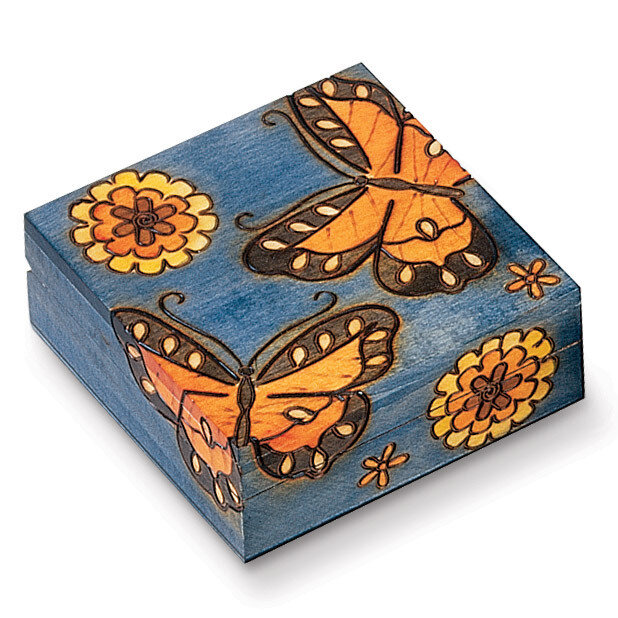 Wooden Butterfly Box GM8538