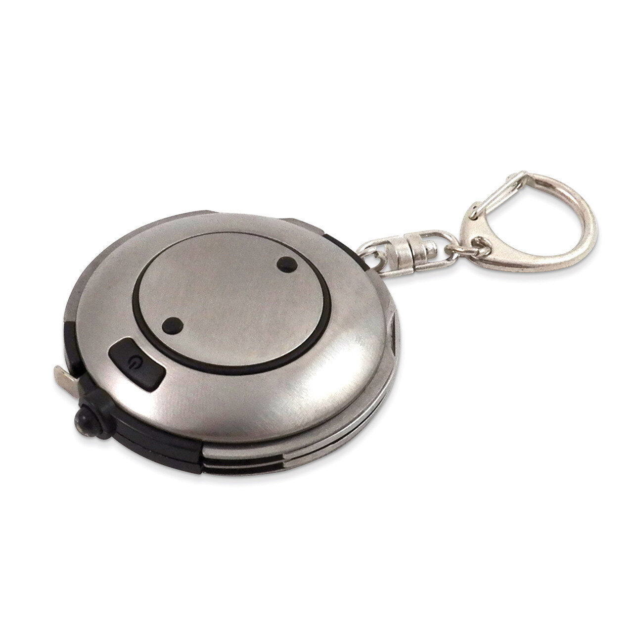 Brushed Stainless Steel Key Ring with LED Light GM8780