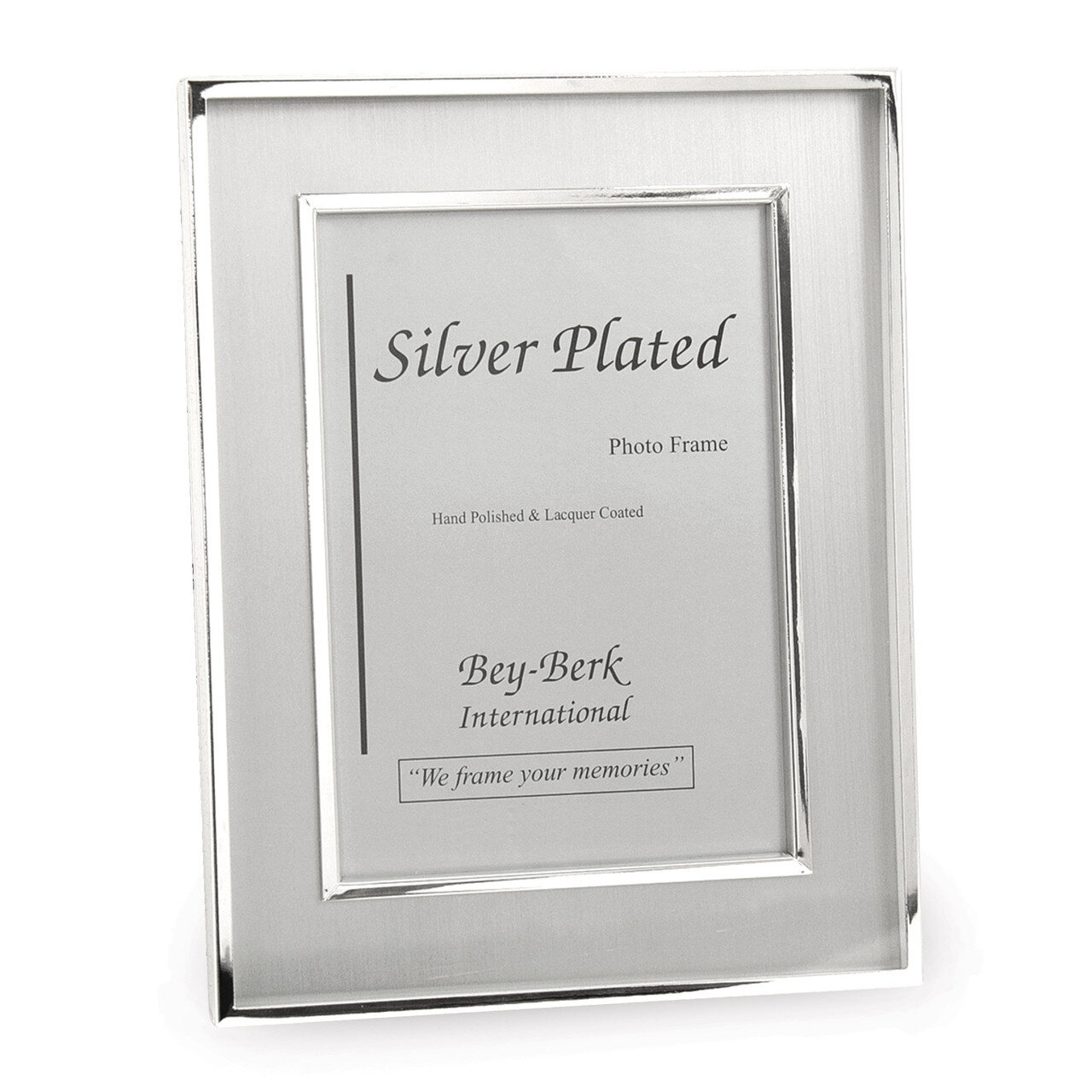 Silver-plated Brushed Finish Frame GM8825, MPN: GM8825, 797140092032
