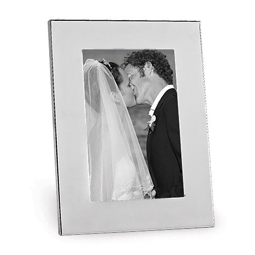 Nickel-plated Boston 4 x 6 Inch Picture Frame GM9101