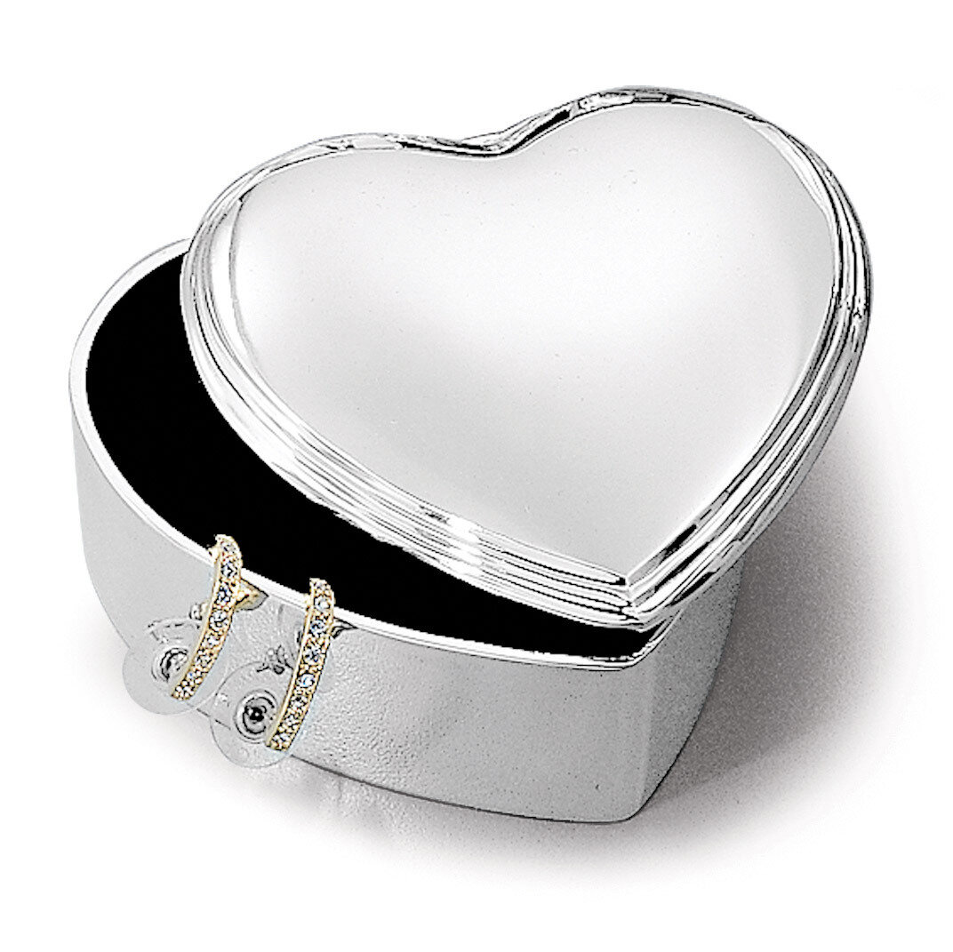Nickel-plated Heart Jewelry Box GM9146