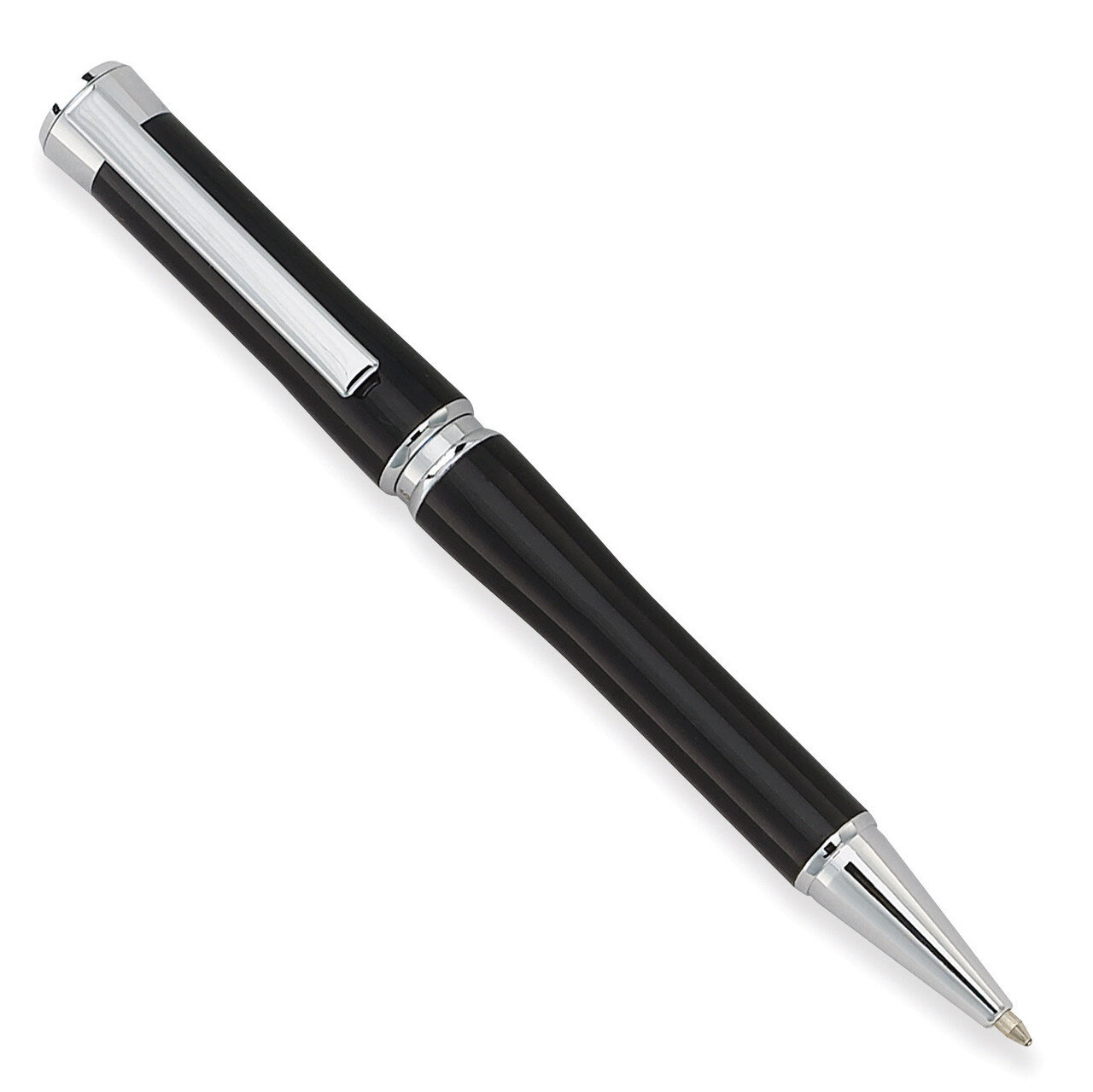 Charles Hubert Black & Silver-tone Ballpoint Pen GM9170