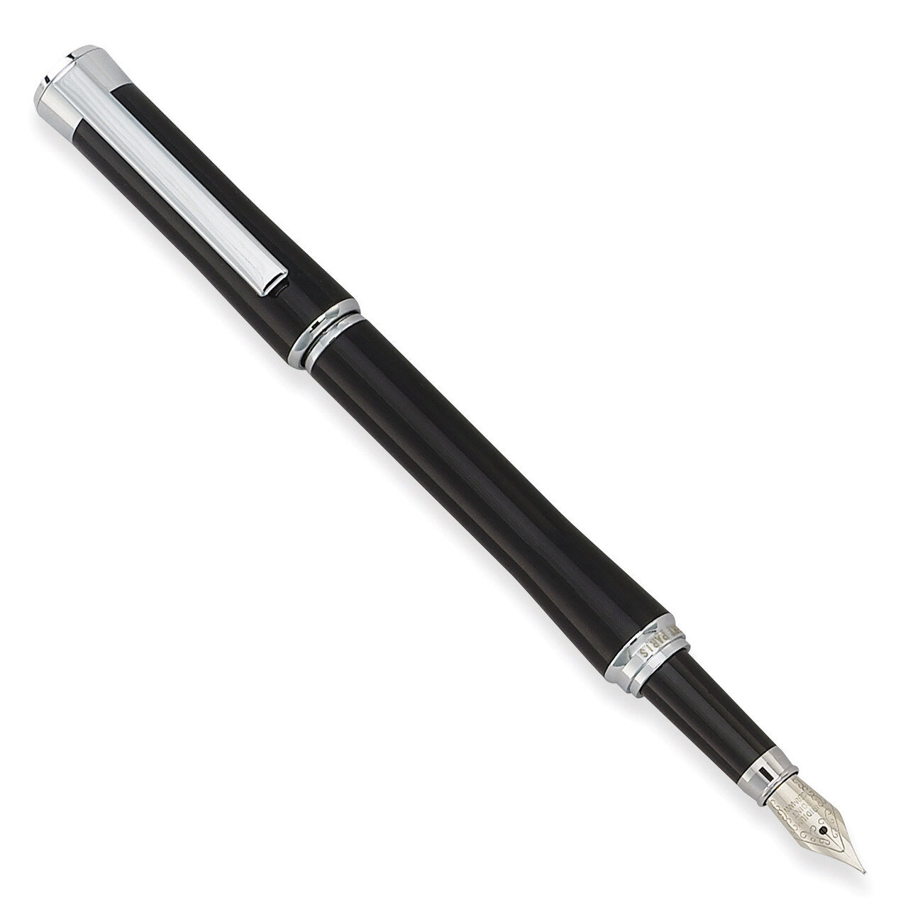 Charles Hubert Black &amp; Silver-tone Fountain Pen GM9172, MPN: GM9172, 811233018294