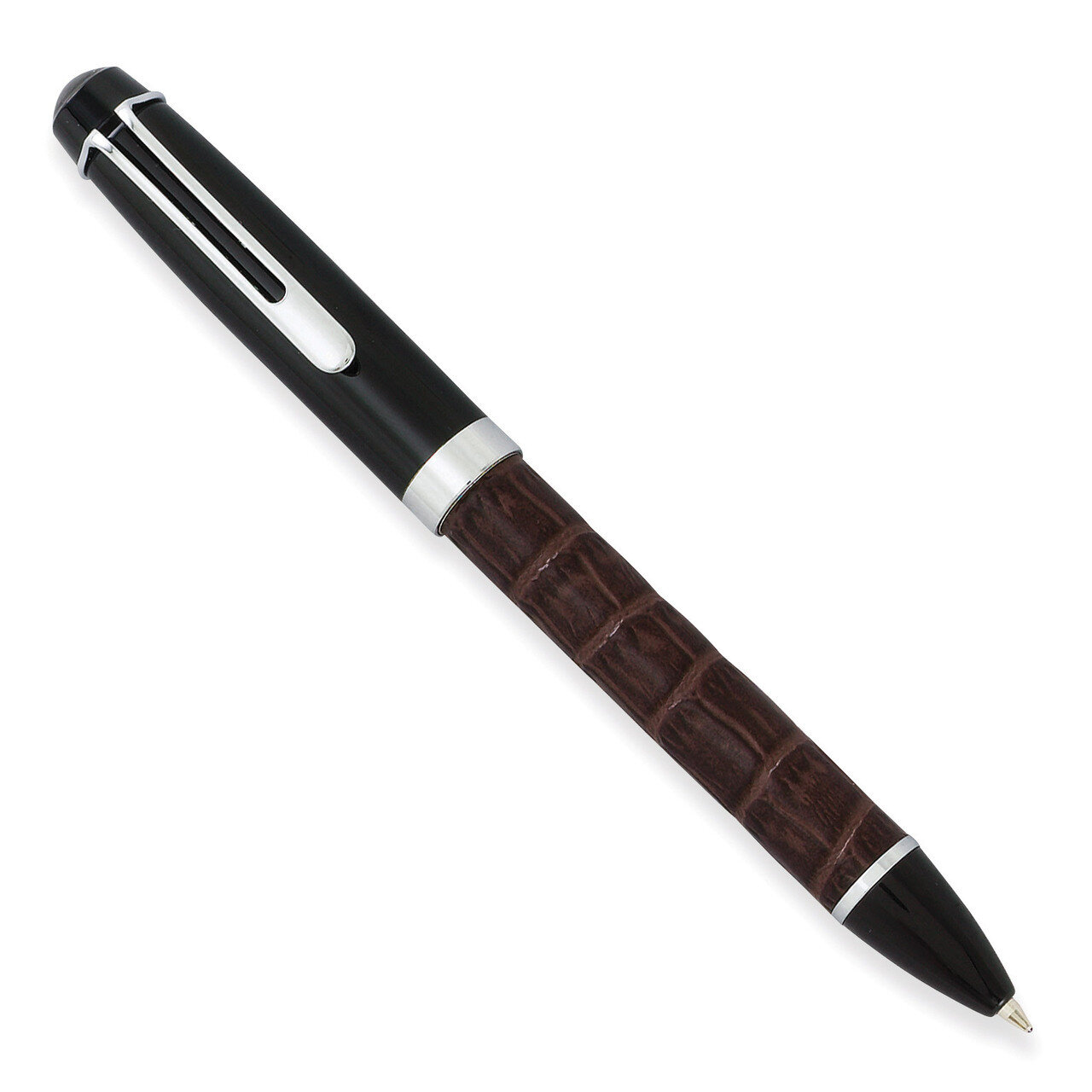 Charles Hubert Brown Croco Texture Ballpoint Pen GM9188, MPN: GM9188, 811233014333
