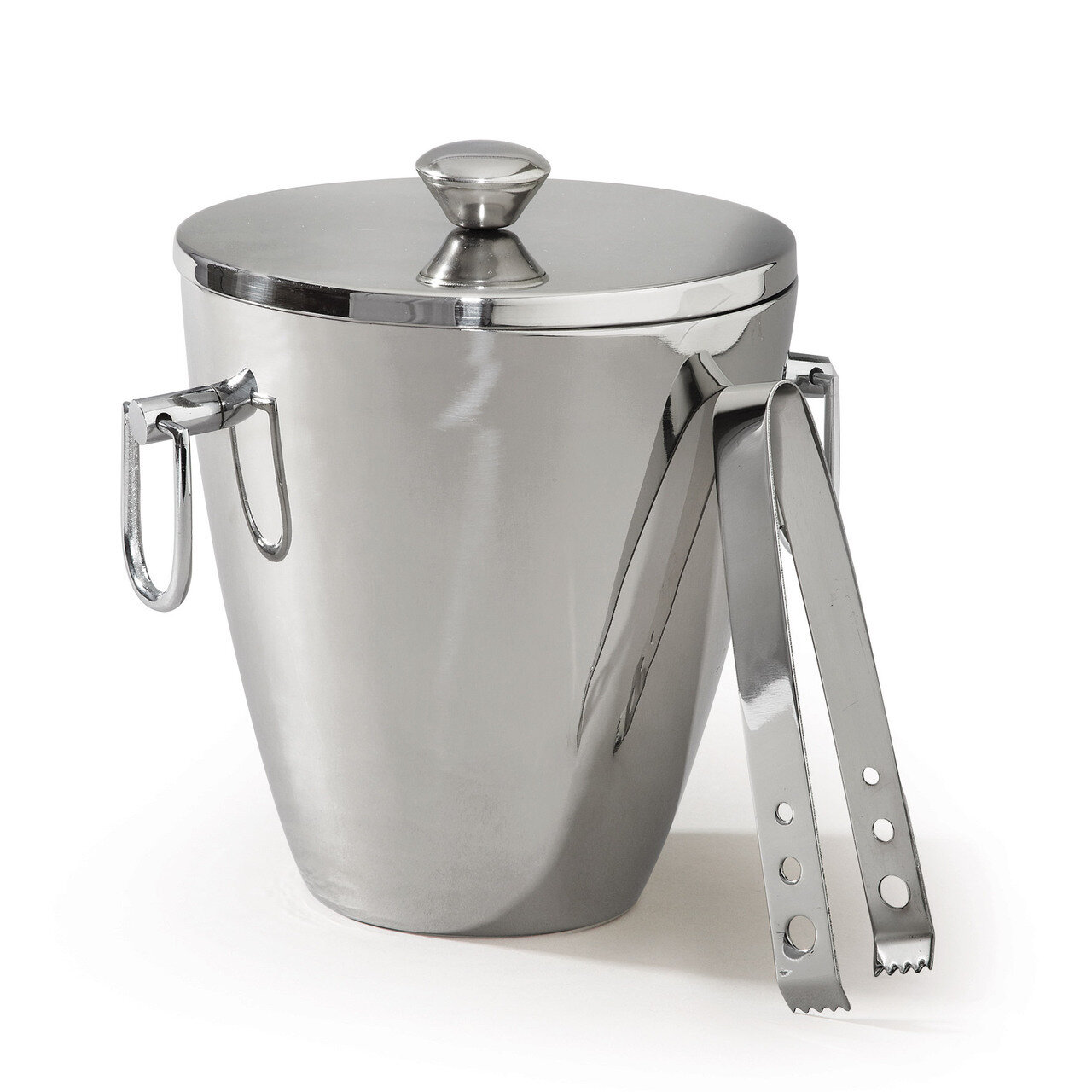 Stainless Steel Victoria Doublewall Ice Bucket with Tongs GM9995