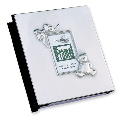 Pewter Finish Baby Holds 100 - 4x6 Photo Album GP5299, MPN: GP5299, 47105244199