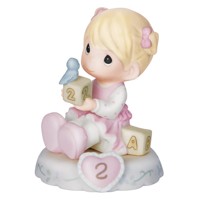 Precious Moments Growing in Grace Age Two Porcelain Figurine GP720