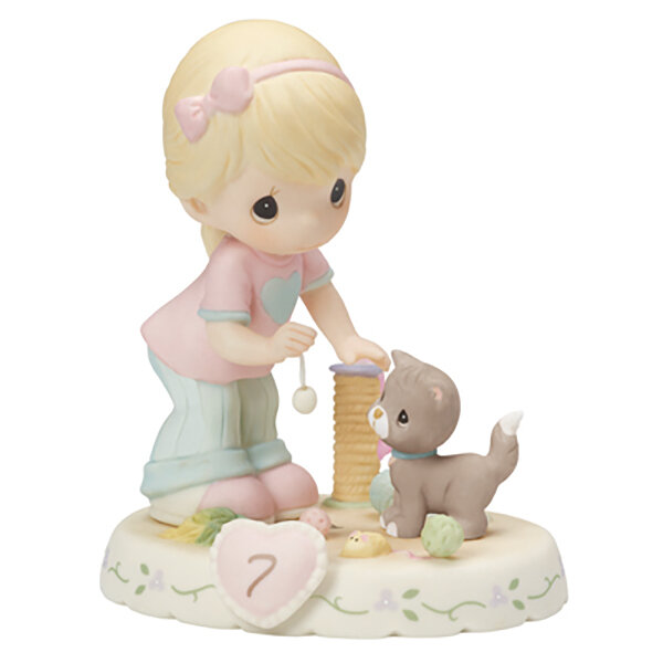 Precious Moments Growing in Grace Age Seven Porcelain Figurine GP725, MPN: GP725, 875555031645