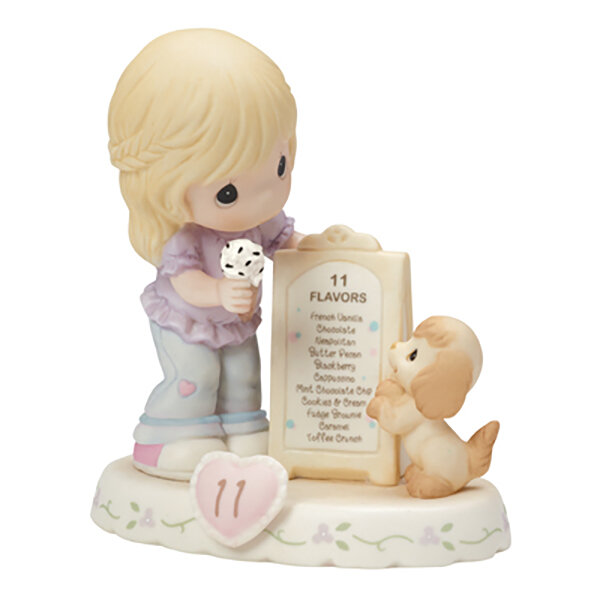 Precious Moments Growing in Grace Age Eleven Porcelain Figurine GP729
