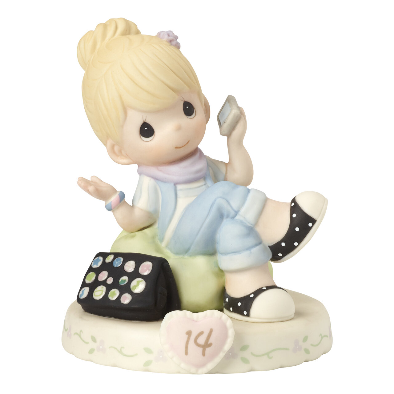 Precious Moments Growing in Grace Age Fourteen Porcelain Figurine GP732