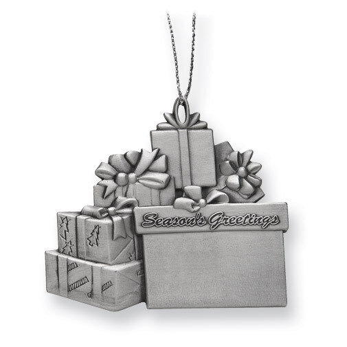 Pewter Gift Package Ornament GP8054, MPN: GP8054,