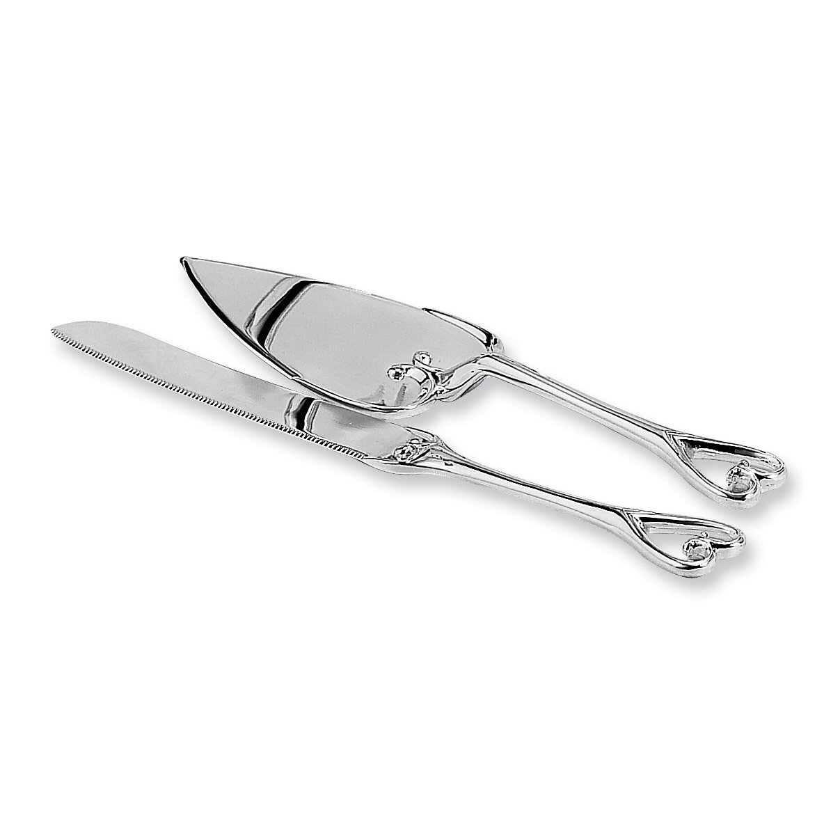 Silver-plated Heart Cake and Knife Set GP8511, MPN: GP8511, 15227872262