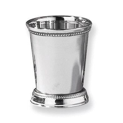 Nickel-plated Stainless Steel Beaded Mint Julep Cup GP8600