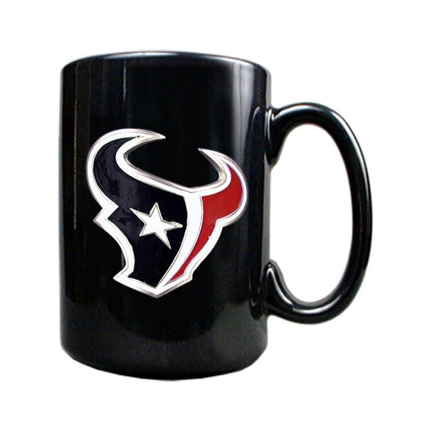 Houston Texans 15oz Black Ceramic Mug GC144, MPN: GC144, 89006592047