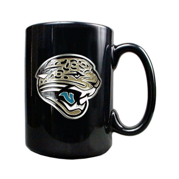 Jacksonville Jaguars 15oz Black Ceramic Mug GC146