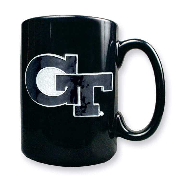 Georgia Tech University 15oz Black Ceramic Mug GC1717, MPN: GC1717, 89006614657