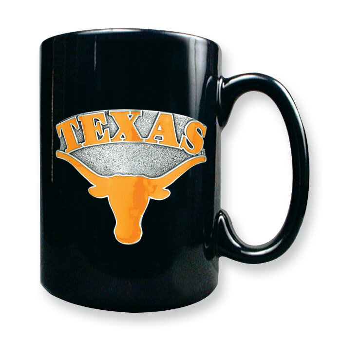 University of Texas 15oz Black Ceramic Mug GC1765