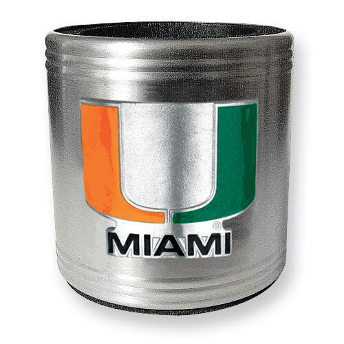 University of Miami Insulated Stainless Steel Holder GC1812, MPN: GC1812, 89006613933