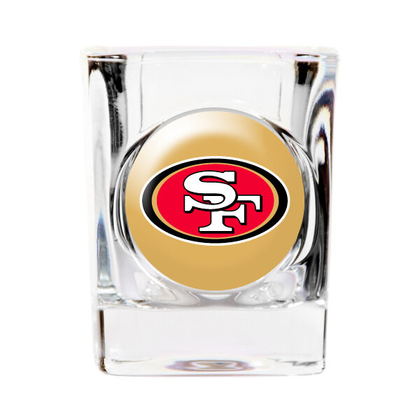 SF 49ers 2oz Square Shot Glass GC478