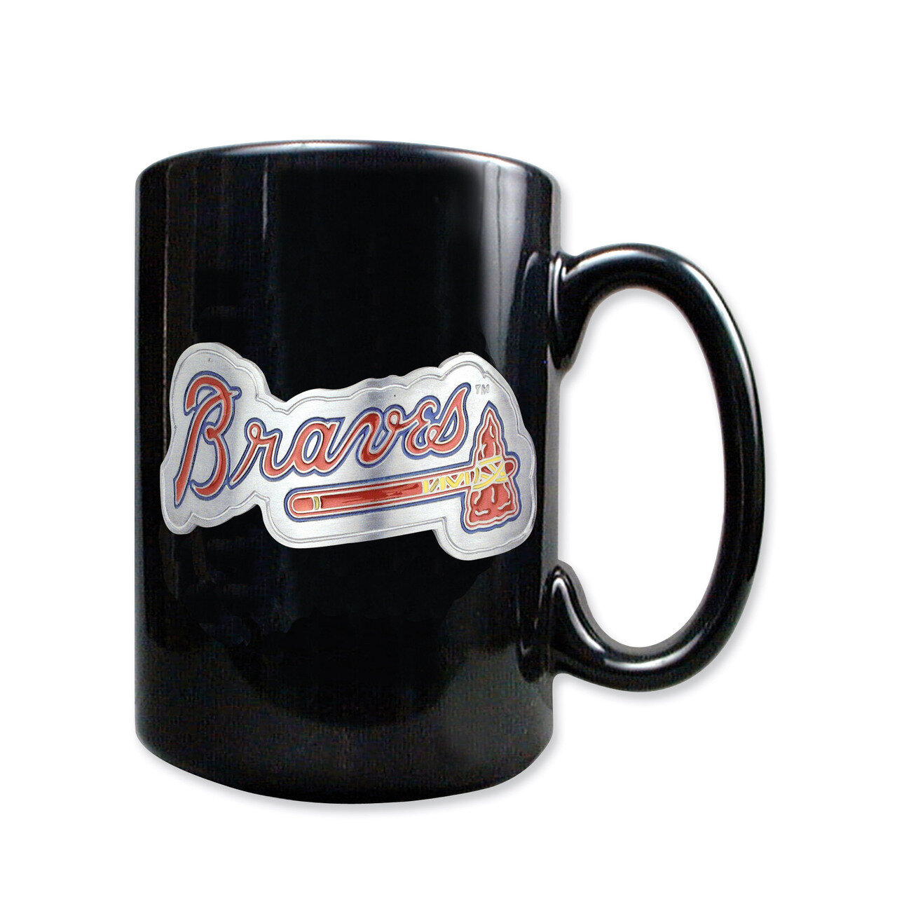 Atlanta Braves 15oz Black Ceramic Mug GC780