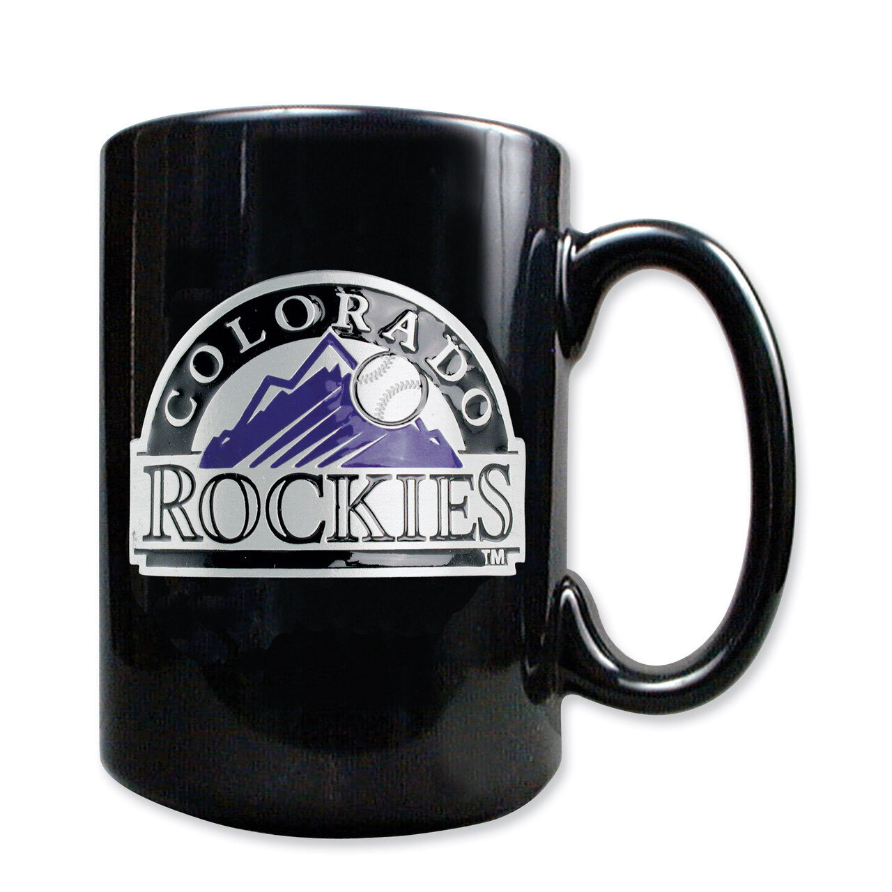 Colorado Rockies 15oz Black Ceramic Mug GC788, MPN: GC788, 89006604917