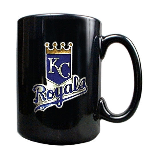 Kansas City Royals 15oz Black Ceramic Mug GC792