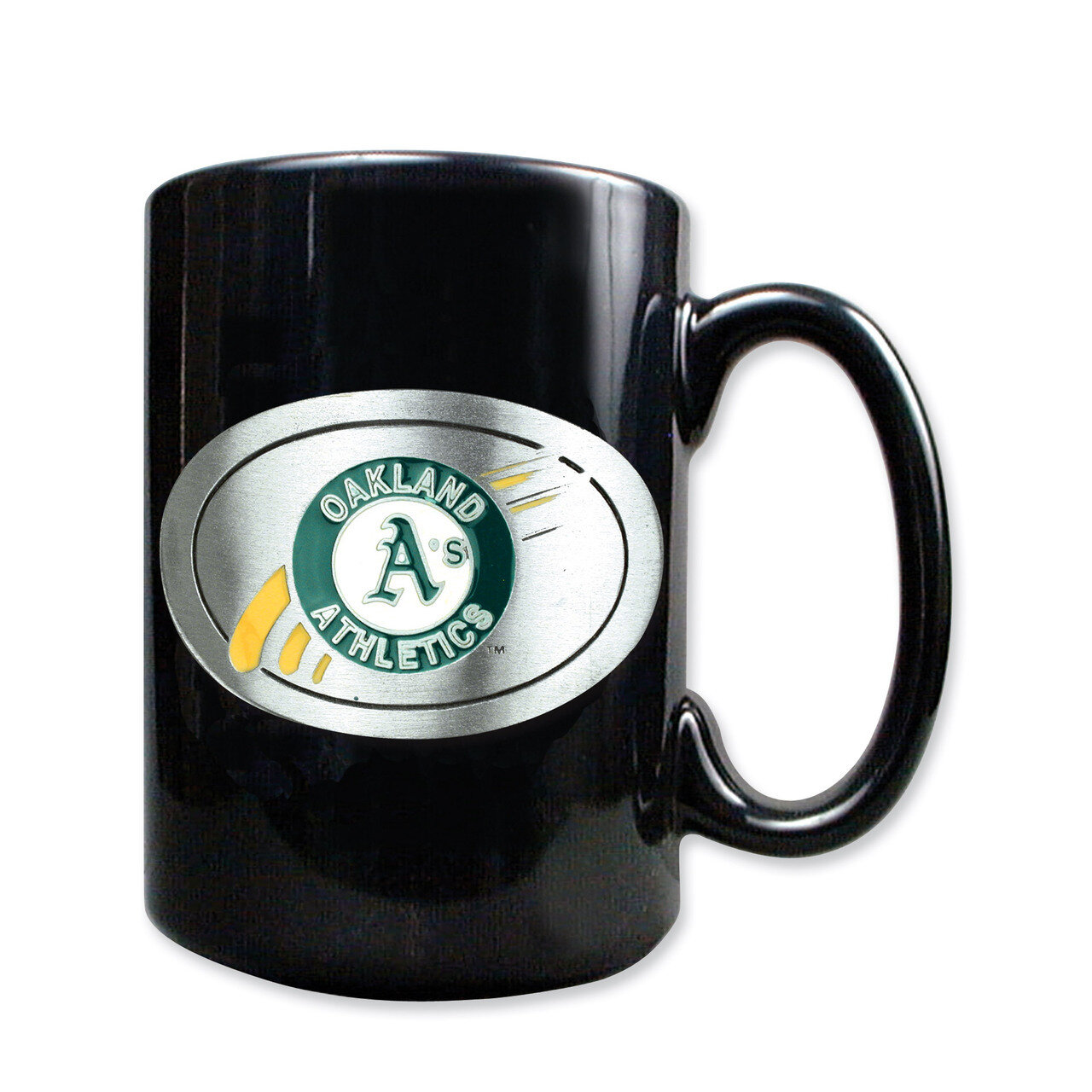Oakland A&#39;s 15oz Black Ceramic Mug GC799, MPN: GC799, 89006605020