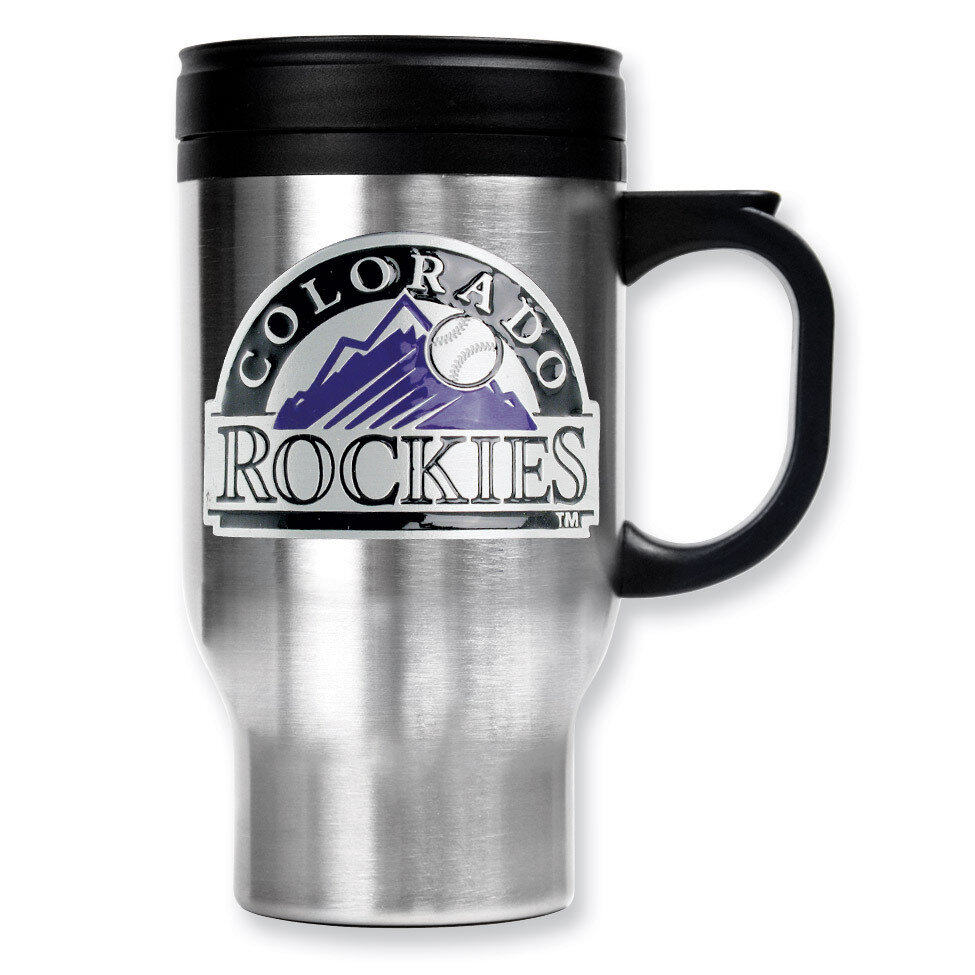 Colorado Rockies 16oz Stainless Steel Travel Mug GC908